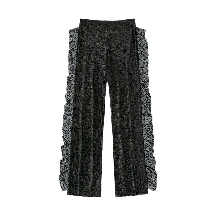 Damen Rüschensarong aus transparentem Material Drune