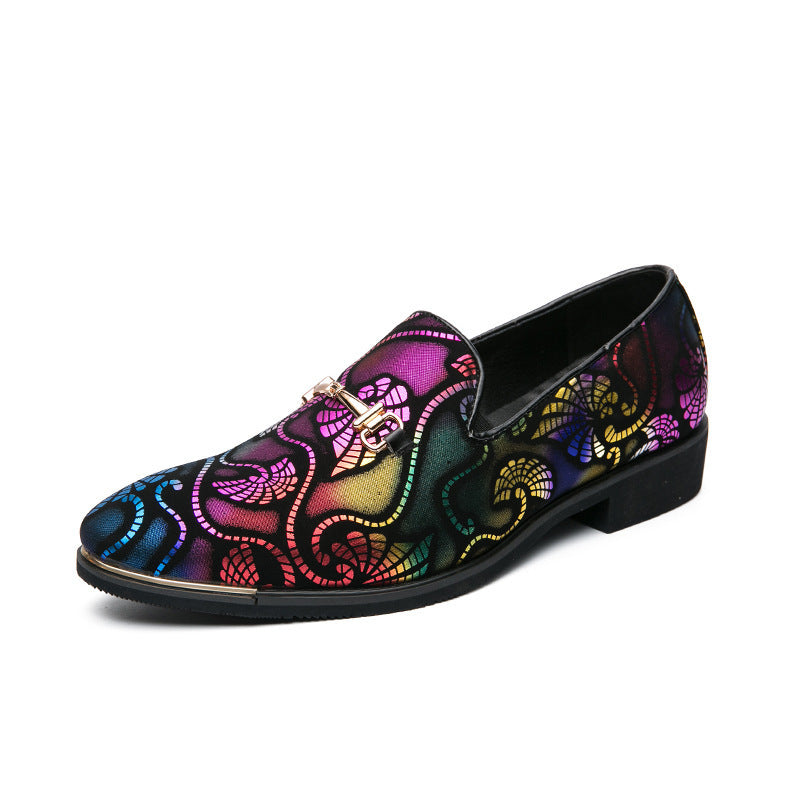 Herren eleganter Slip-On Loafer mit dekorativem Metalldetail, spitzer Form und gepolstertem Komfortfußbett Drune