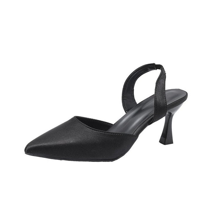 Damen Slingback-Pumps mit spitzer Kappe und bequemem Blockabsatz Drune