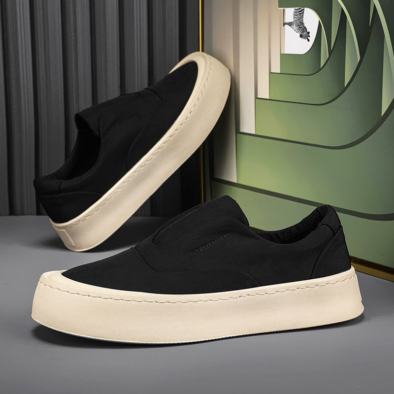 Damen Plateauslipper-Sneaker mit elastischer Schlupfpassform und dicker Gummi-Plateausohle Drune