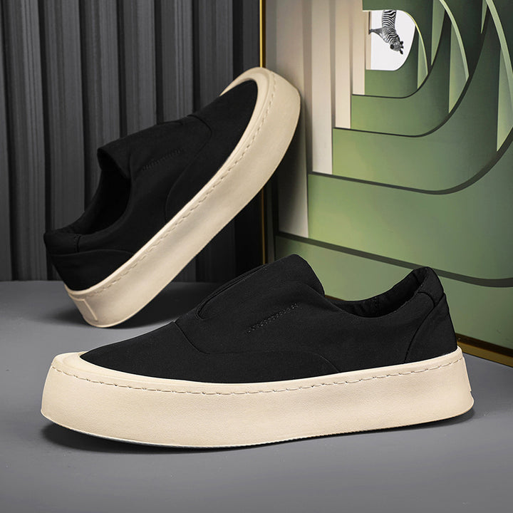 Damen Plateauslipper-Sneaker mit elastischer Schlupfpassform und dicker Gummi-Plateausohle Drune