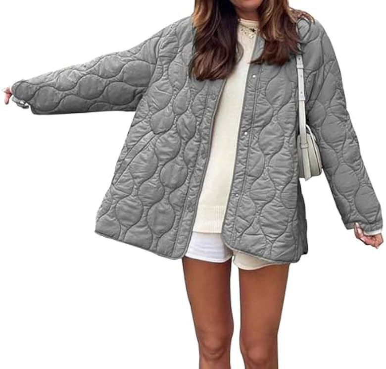 Damen gesteppte Übergangsjacke mit modernem Schnitt Drune