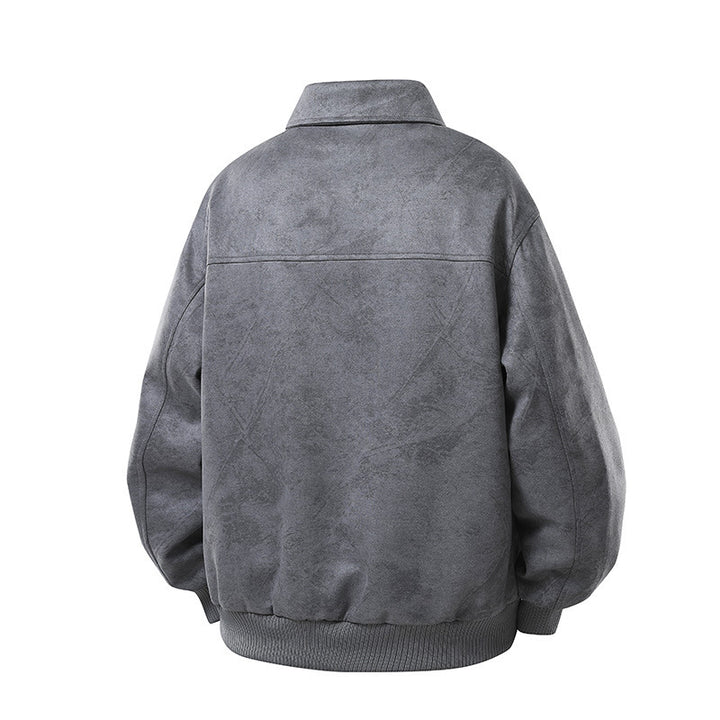 Herren Modische Retro-Lederjacke Drune