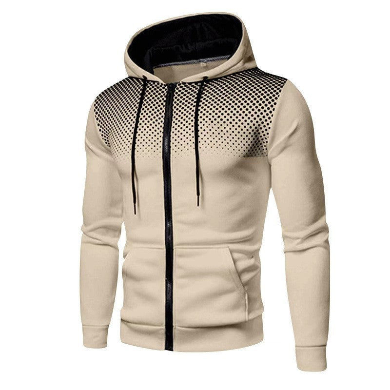 Herren Sportlicher Kapuzenpullover mit stylischem Grafikdesign Drune