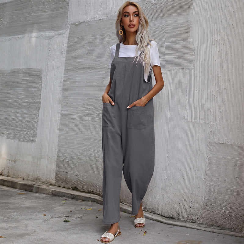 Damen Latzhose mit praktischen Taschen und bequemer Passform Drune