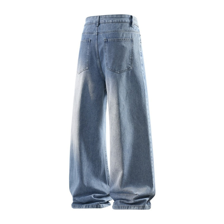 Damen Weite hochtaillierte Baggy-Jeans im Vintage-Look mit extra weitem Bein Drune