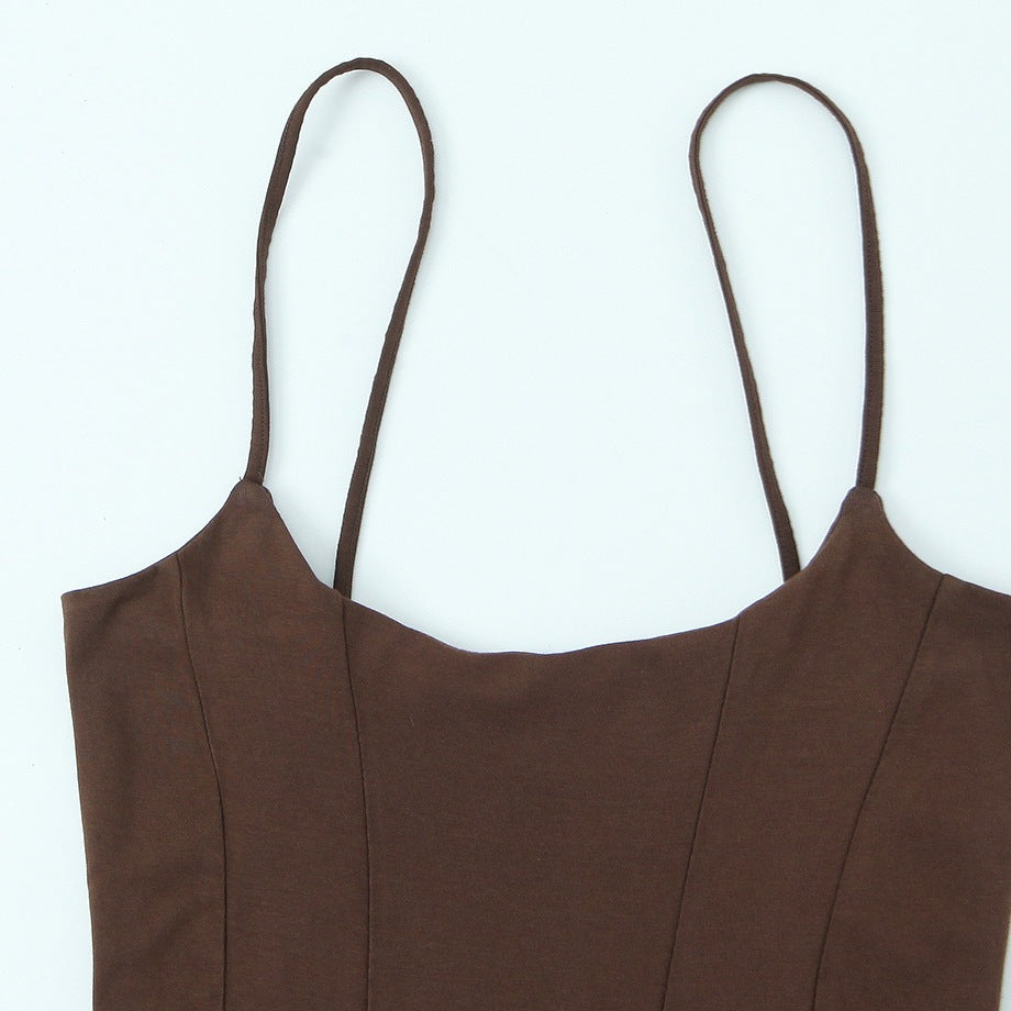 Damen Trägerkleid mit schmeichelndem Schnitt Drune