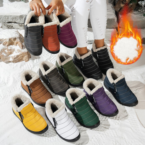 Damen Komfortable Winterboots mit kuscheligem Innenfutter Drune