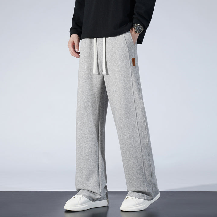 Damen Weite Lounge-Sweathose mit Tunnelzug und geradem Bein Drune