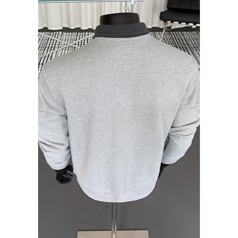 Herren Modischer Polo-Pullover Drune