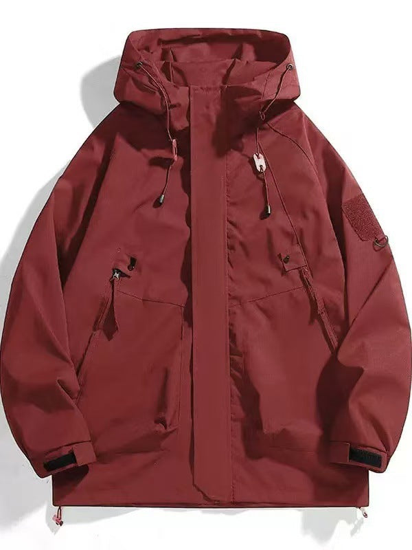 Damen Technische Outdoor-Jacke mit Verstellbarem Kapuzensystem und Multifunktionalen Taschen Drune