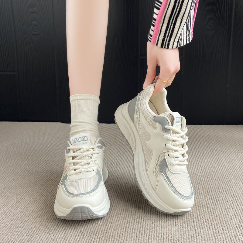 Damen Volumen‑Sneaker im Retro‑Chunky‑Design mit atmungsaktivem Mesh Drune