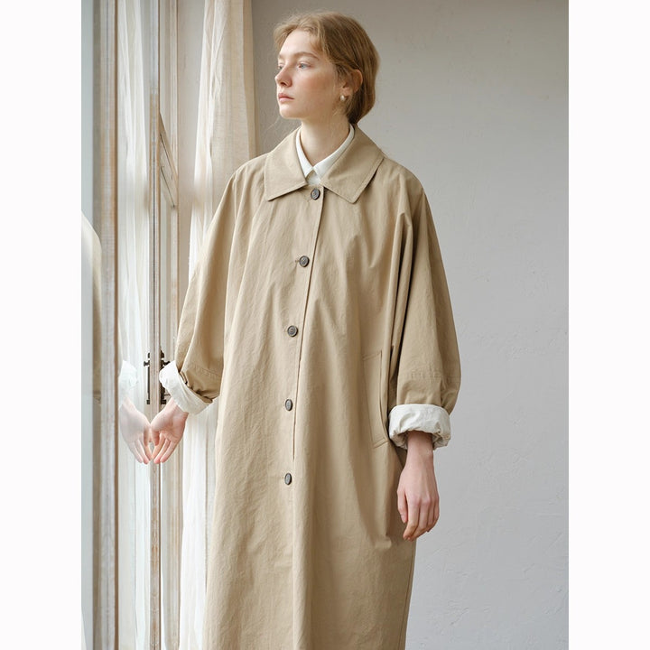 Damen Oversized Trenchcoat Drune
