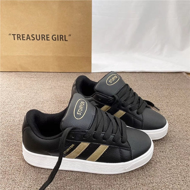 Damen Modische Sneakers mit stylischen Akzenten und rutschfester Sohle Drune