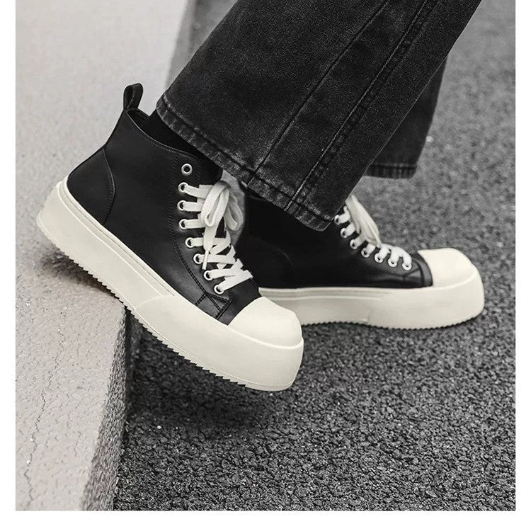 Damen Hochschaft Sneakers mit stylischem Plateau und robustem Obermaterial Drune