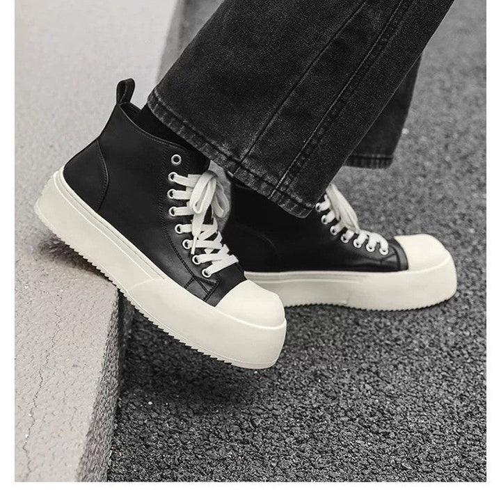 Damen Hochschaft Sneakers mit stylischem Plateau und robustem Obermaterial Drune