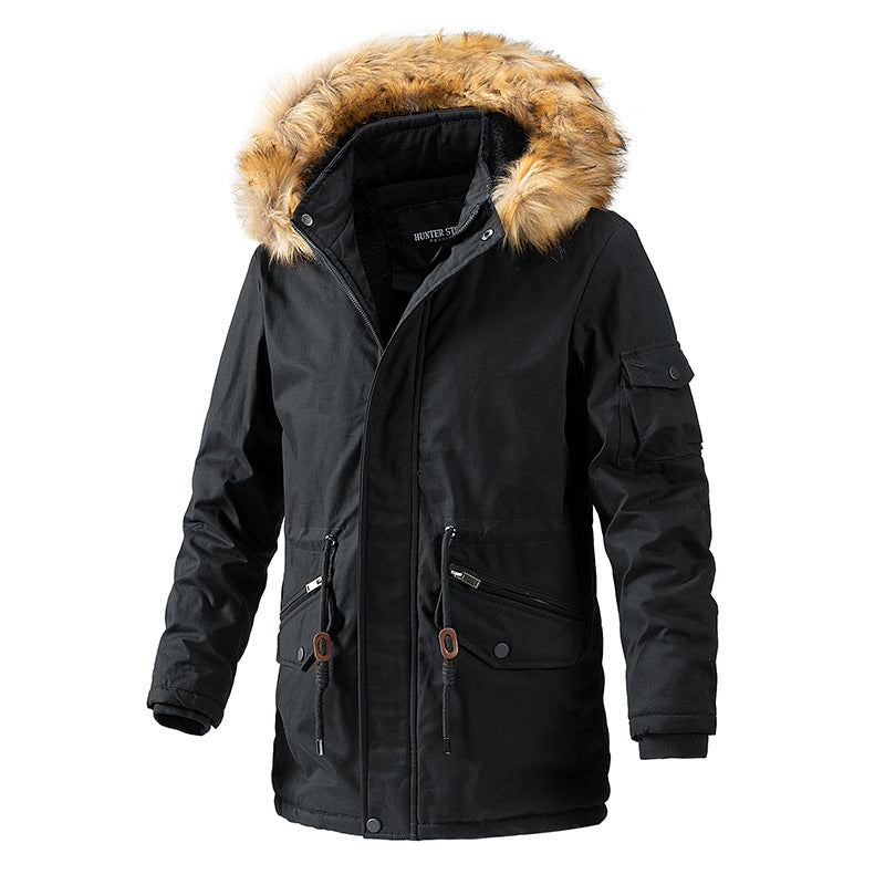 Herren Wetterfeste Parka Jacke Drune