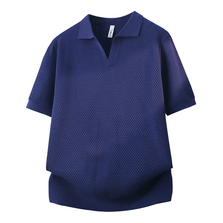 Damen Modisches Strickoberteil mit Halbrohrkragen Drune