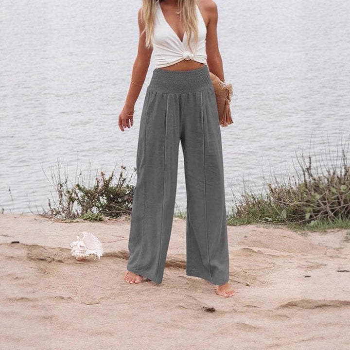 Damen Elegante und luftige Palazzohose Drune