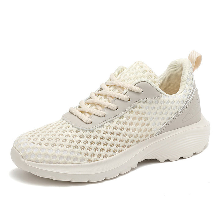 Damen nan leichte dreidimensionale Mesh-Walking-Sneaker mit viskoelastischem Fußbett und haftstarker Profilsohle Drune