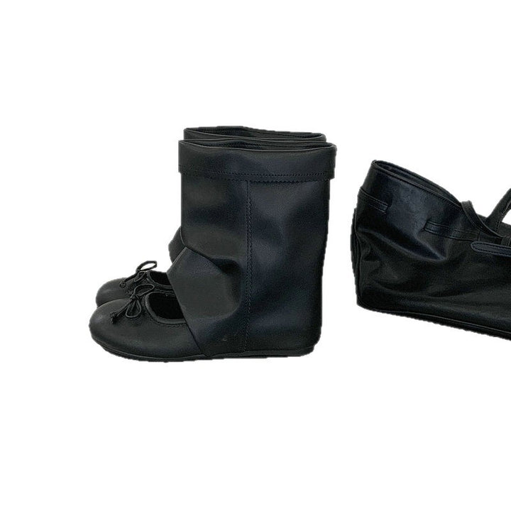 Damen Modische und bequeme Ballerina Boots Drune