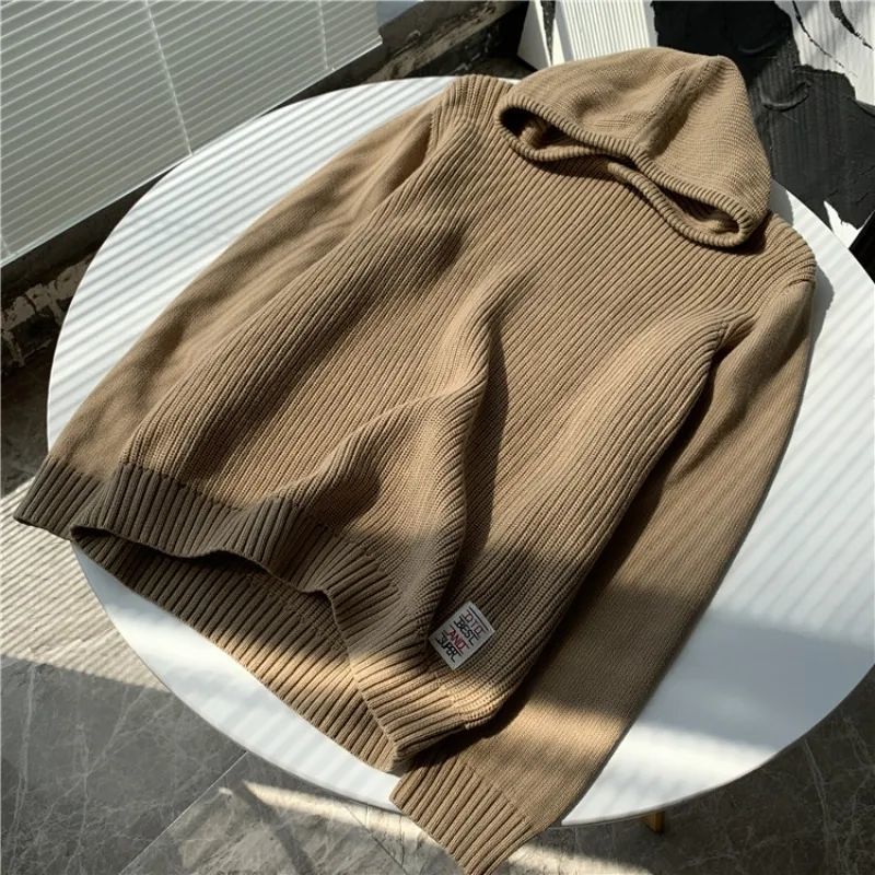 Damen Bequemer Hoodie aus Rippstrick Drune