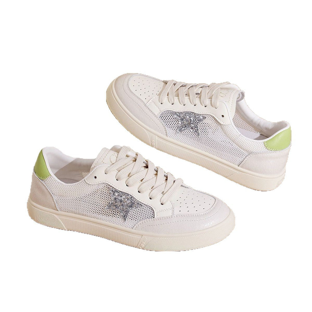 Damen Sneaker mit atmungsaktivem Mesh und stilvollem Sternen-Design Drune
