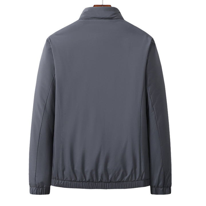 Herren thermo gefütterte Steppjacke mit Stehkragen und winddichtem Außenmaterial Drune