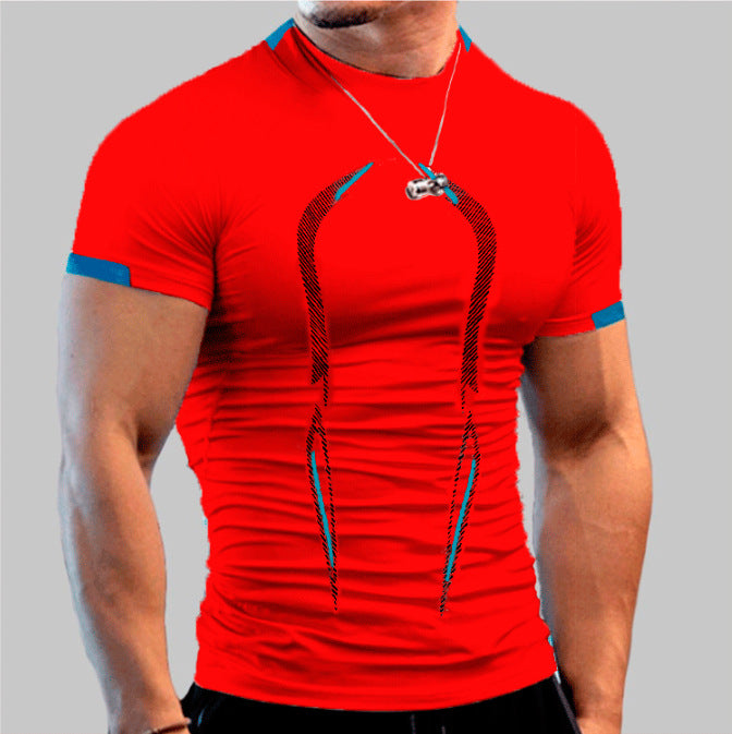 Herren Fitness T-Shirt mit atmungsaktiver Kompressionstechnologie Drune