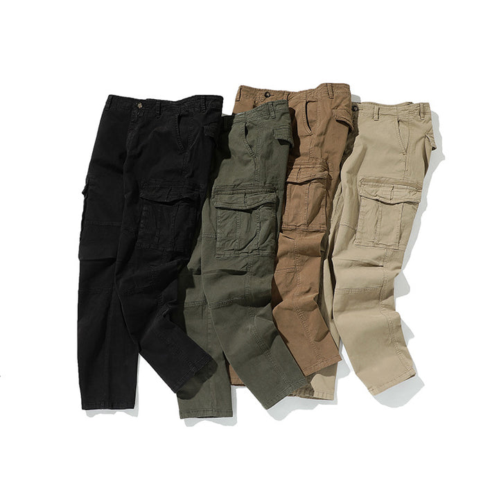 Herren Tapered-Canvas-Cargo-Workhose mit ergonomischen Kniefalten und Organizer-Taschen Drune