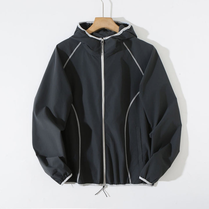 Damen leichte Windjacke mit innovativem Kapuzendesign Drune