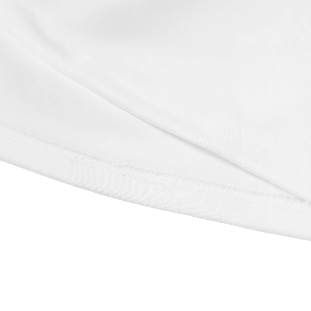 Damen Kurzarm T-Shirt mit künstlerischem Hundemotiv Drune
