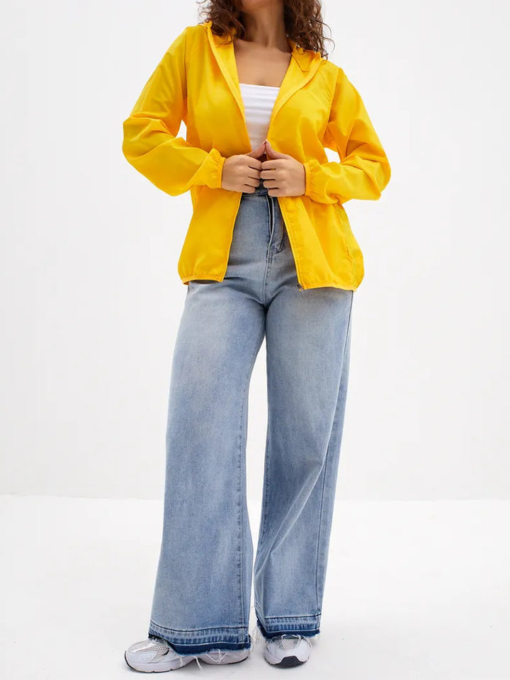 Damen Leichte Übergangsjacke mit Kapuze