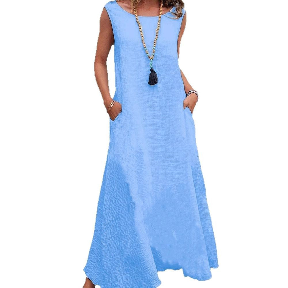 Damen Maxikleid mit praktischen Seitentaschen und komfortablem Schnitt Drune