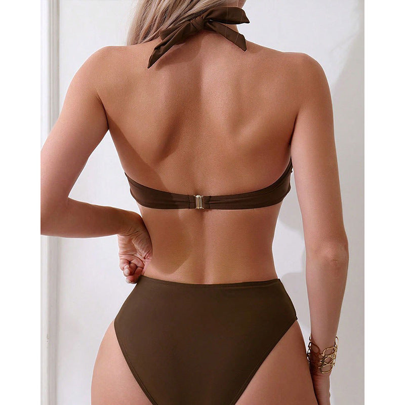 Damen Bandeau-Bikini mit eleganter Schleife Drune