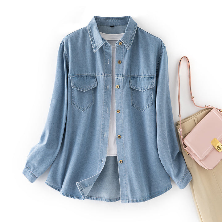 Damen Denim Hemd Drune
