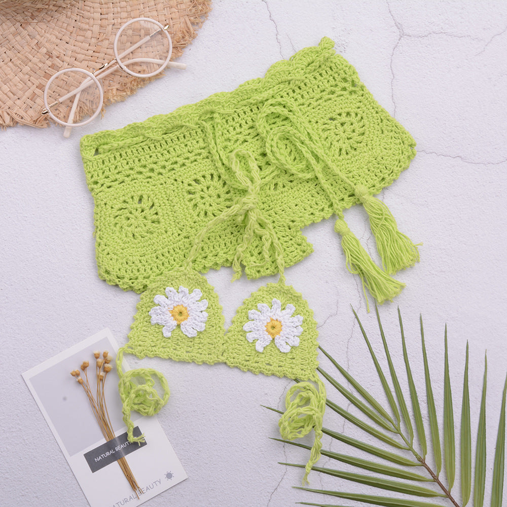 Damen Häkel-Bikini-Set Drune