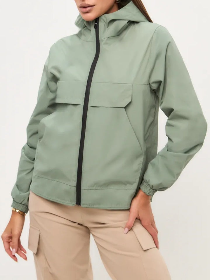 Damen Leichte und Atmungsaktive Übergangsjacke