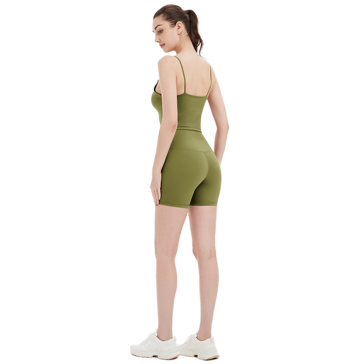 Damen Sportliches Top und Shorts Set Drune
