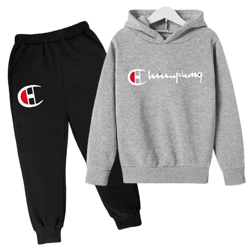 Unisex nan Kapuzenpullover mit Jogginghose Freizeitset Drune