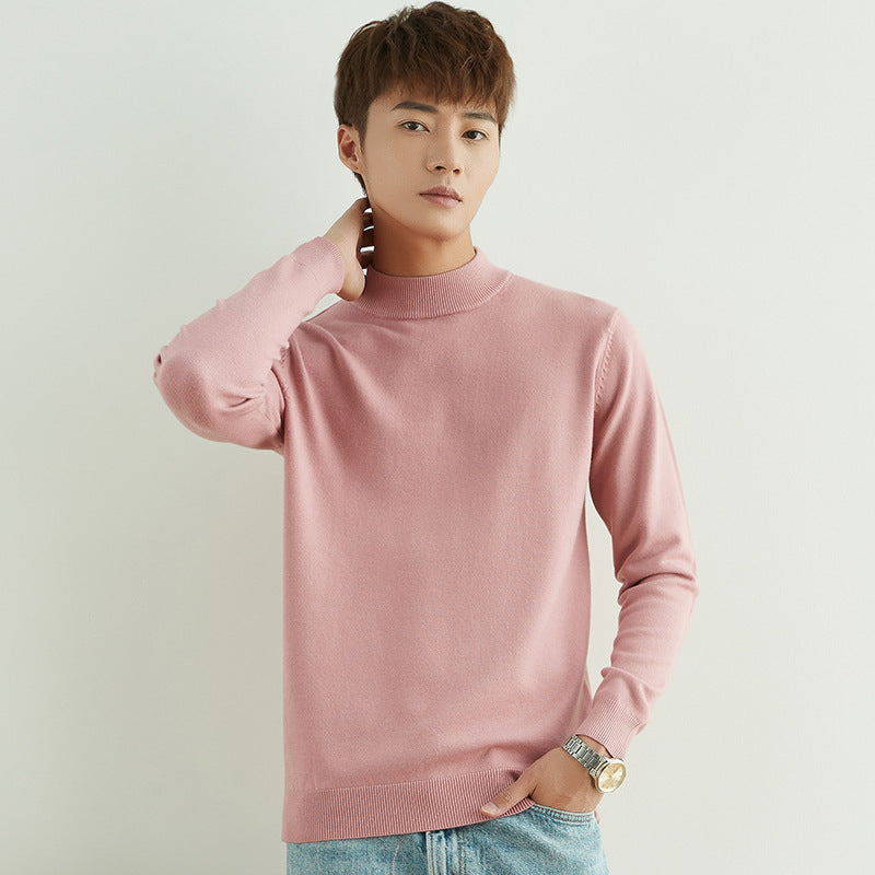 Herren Halbhoher Rollkragenpullover aus Feinstrick mit schmaler Passform Drune