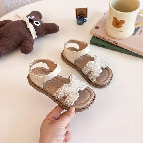 Kids Funkelnde Sommer-Sandalen Drune