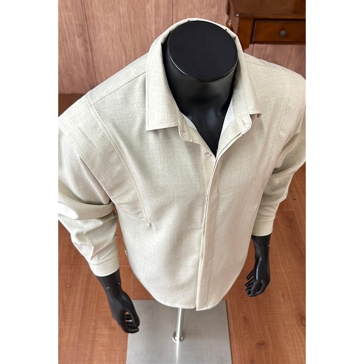 Herren Modische und lässige Overshirt Drune