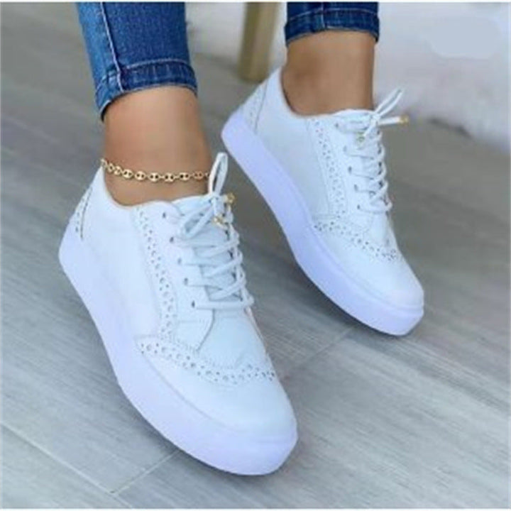 Damen modische Sneaker mit atmungsaktiver Oberflächenstruktur und rutschfester Sohle Drune