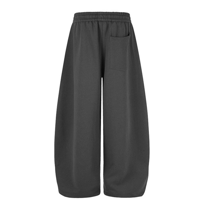 Damen weite Stern-Print Jogginghose mit Tunnelzug, Kordel und verstellbarem Saum Drune