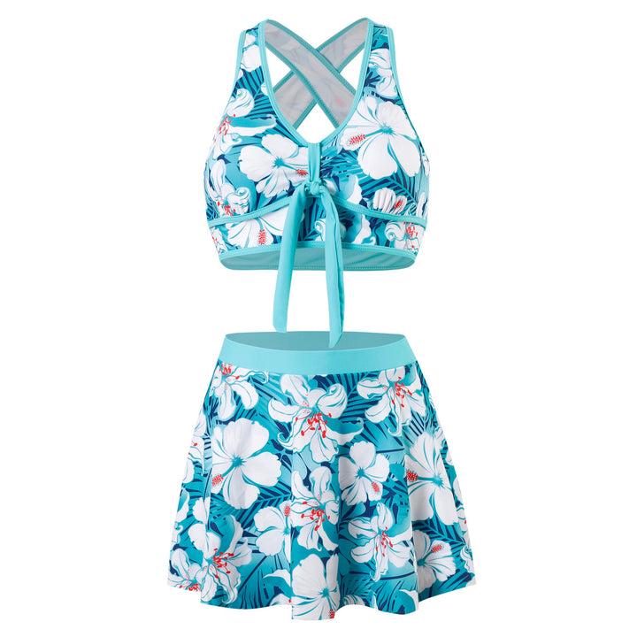 Damen Sportlicher Skirtini Drune