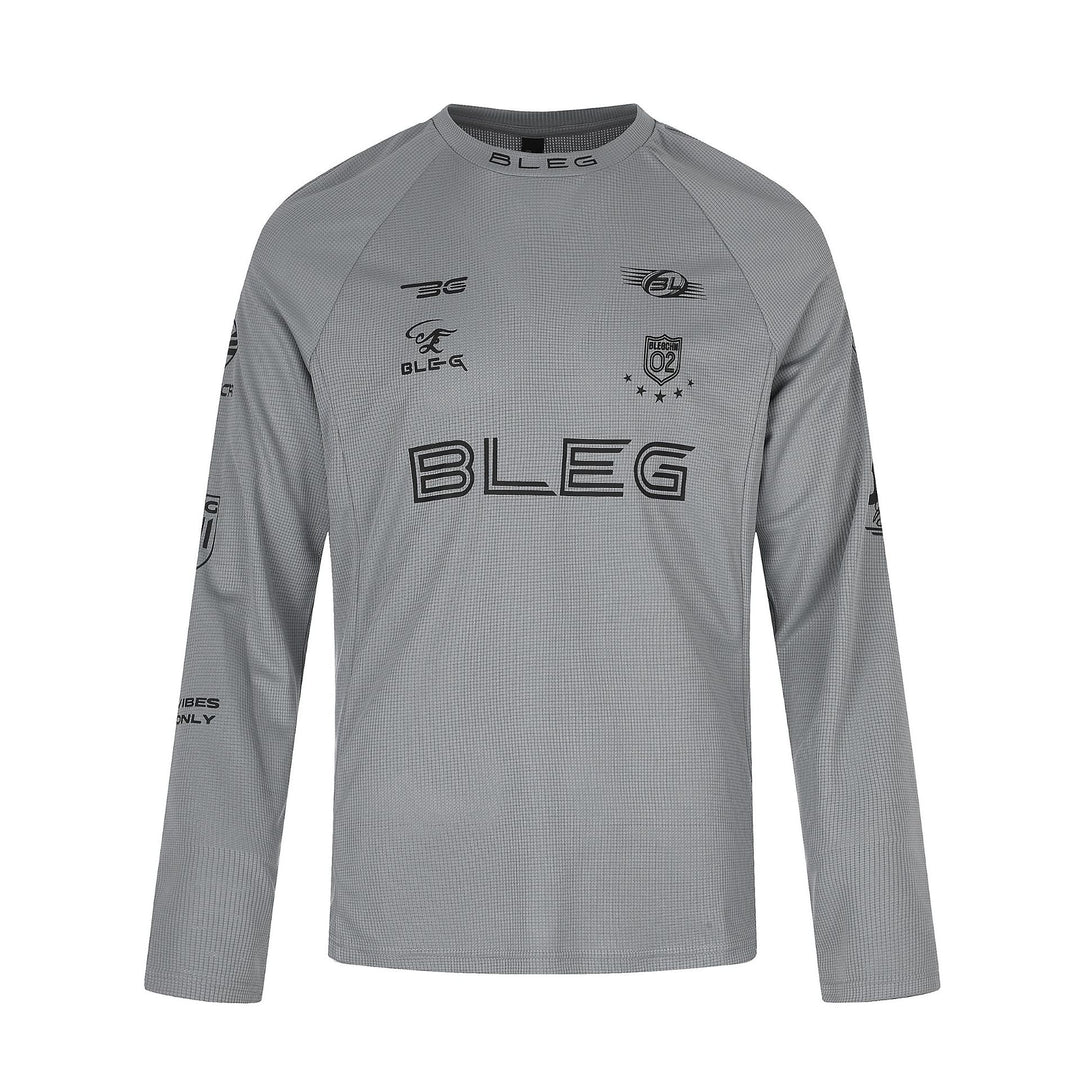 Unisex Leichtes Funktions-Langarmshirt mit Raglanärmeln und atmungsaktiver Waffelstruktur Drune