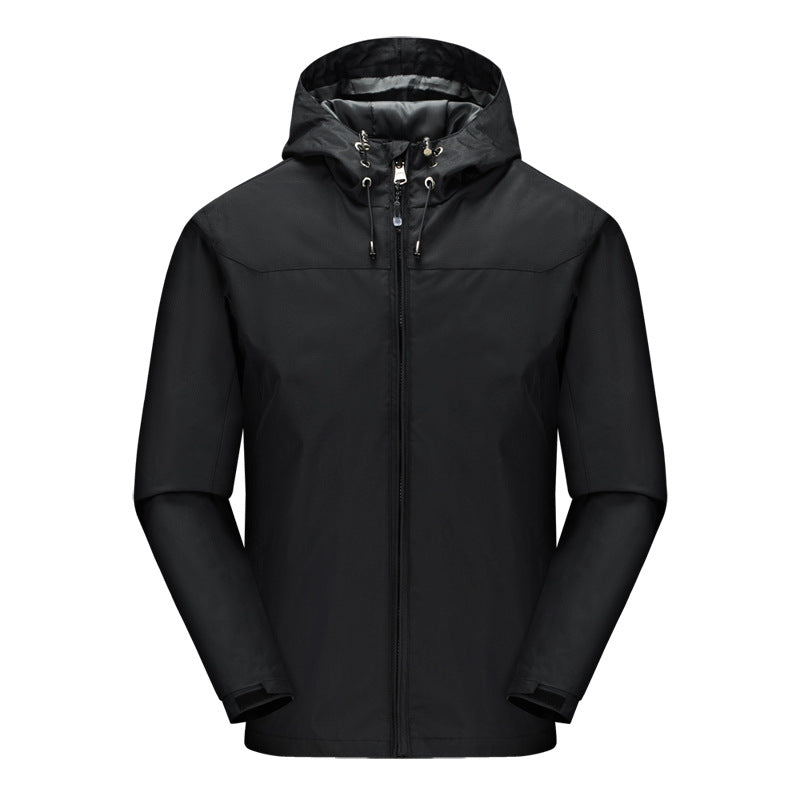 Damen Wasserabweisende Outdoor-Jacke mit Kapuze Drune