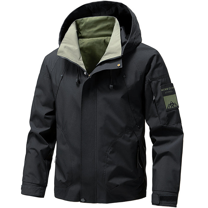 Herren Wetterfeste und Atmungsaktive Outdoor-Jacke Drune