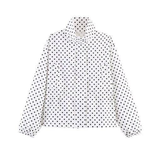 Damen Leichte gesteppte Blousonjacke mit Stehkragen und Gummibündchen Drune